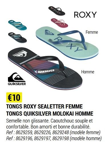 Tong femme online quiksilver