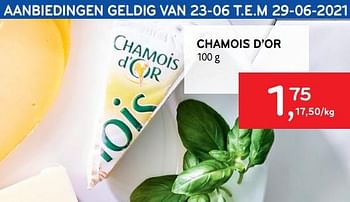 Promoties Chamois d`or - Huismerk - Alvo - Geldig van 23/06/2021 tot 29/06/2021 bij Alvo