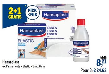 Promotions Hansaplast pansements - elastic - Hansaplast - Valide de 16/06/2021 à 29/06/2021 chez Makro