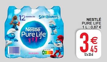 Promoties Nestlé pure life - Nestlé - Geldig van 15/06/2021 tot 21/06/2021 bij Cora