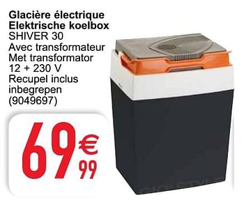 Promoties Glacière électrique elektrische koelbox shiver 30 - Gio'Style - Geldig van 15/06/2021 tot 28/06/2021 bij Cora