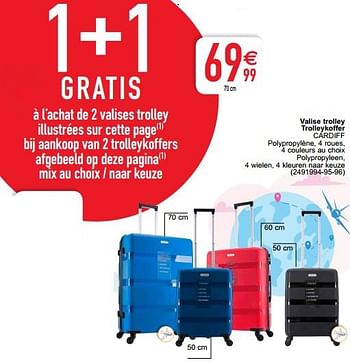 Promotions Valise trolley trolleykoffer cardiff - Todoba - Valide de 15/06/2021 à 28/06/2021 chez Cora