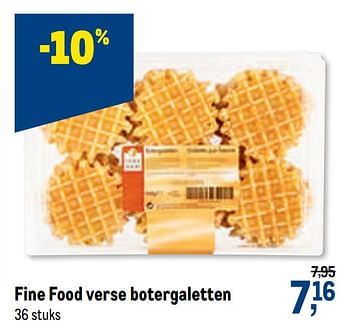 Promoties Fine food verse botergaletten - Fine Food - Geldig van 16/06/2021 tot 29/06/2021 bij Makro