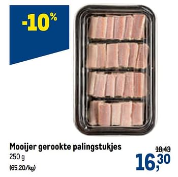 Promoties Mooijer gerookte palingstukjes - Mooijer - Geldig van 16/06/2021 tot 29/06/2021 bij Makro