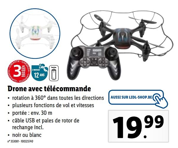 Lidl shop drone 2021