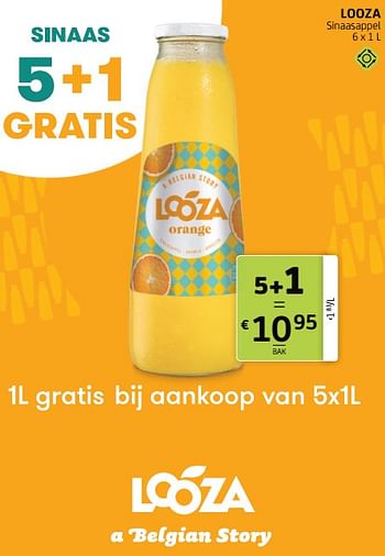 Promoties Looza sinaasappel - Looza - Geldig van 18/06/2021 tot 01/07/2021 bij BelBev