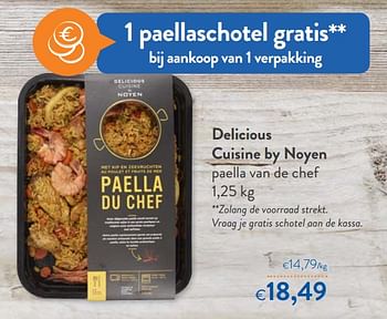 Promoties Delicious cuisine by noyen paella van de chef - Noyen - Geldig van 16/06/2021 tot 29/06/2021 bij OKay