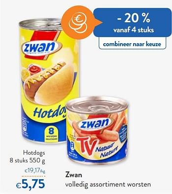 Promoties Zwan hotdogs - Zwan - Geldig van 16/06/2021 tot 29/06/2021 bij OKay