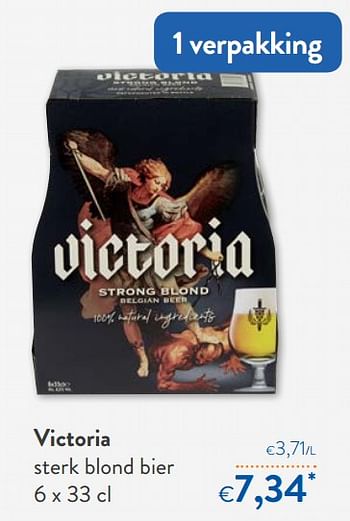Promoties Victoria sterk blond bier - Victoria - Geldig van 16/06/2021 tot 29/06/2021 bij OKay