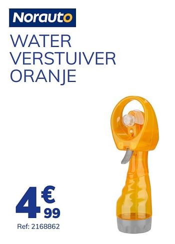 Promoties Water verstuiver oranje - Norauto - Geldig van 16/06/2021 tot 17/07/2021 bij Auto 5