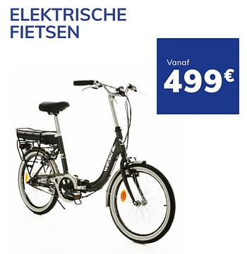 Promoties Elektrische fietsen - Huismerk - Auto 5  - Geldig van 16/06/2021 tot 17/07/2021 bij Auto 5