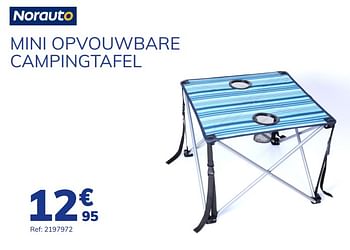 Promoties Mini opvouwbare campingtafel - Norauto - Geldig van 16/06/2021 tot 17/07/2021 bij Auto 5