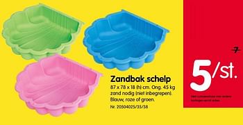 Promoties Zandbak schelp - Paradiso Toys - Geldig van 16/06/2021 tot 29/06/2021 bij Fun