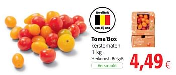 Promoties Toma`box kerstomaten - Toma’Box - Geldig van 16/06/2021 tot 29/06/2021 bij Colruyt