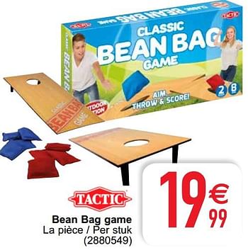 Promotions Bean bag game - Tactic - Valide de 15/06/2021 à 28/06/2021 chez Cora