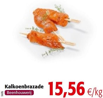 Promoties Kalkoenbrazade - Huismerk - Colruyt - Geldig van 16/06/2021 tot 29/06/2021 bij Colruyt