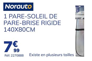 Norauto 1 Pare Soleil De Pare Brise Rigide En Promotion Chez Auto 5