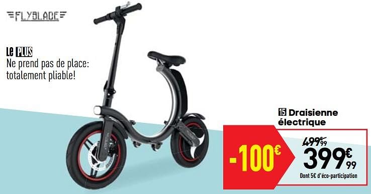 Velo electrique draisienne discount conforama