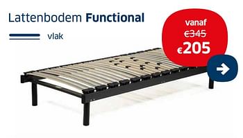 Promoties Lattenbodem functional - Huismerk - Sleeplife - Geldig van 01/07/2021 tot 31/07/2021 bij Sleeplife