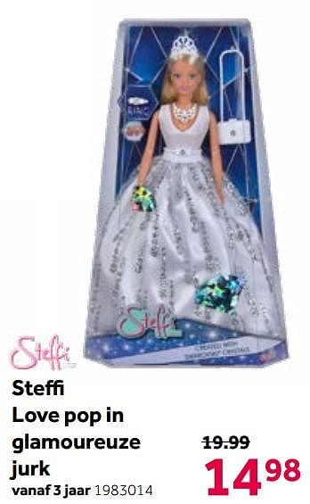 Promoties Steffi love pop in glamoureuze jurk - Steffi Love - Geldig van 19/06/2021 tot 04/07/2021 bij Intertoys