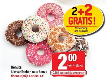 Promoties Donuts - Huismerk - Smatch - Geldig van 23/06/2021 tot 29/06/2021 bij Smatch