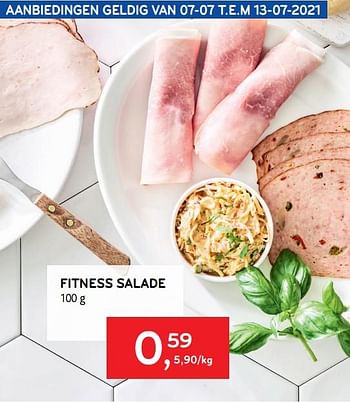 Promoties Fitness salade - Huismerk - Alvo - Geldig van 30/06/2021 tot 13/07/2021 bij Alvo