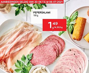 Promoties Pepersalami - Huismerk - Alvo - Geldig van 30/06/2021 tot 13/07/2021 bij Alvo