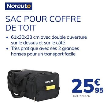 3 sacs de voyage Norauto pour coffre de toit - Norauto