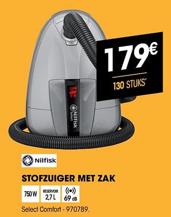 Promoties Nilfisk stofzuiger met zak - Nilfisk - Geldig van 01/07/2021 tot 31/07/2021 bij Electro Depot