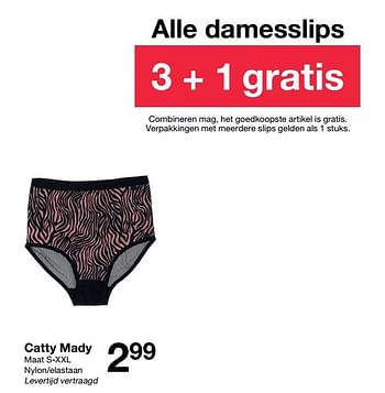 Promoties Catty mady - Huismerk - Zeeman  - Geldig van 25/06/2021 tot 09/07/2021 bij Zeeman