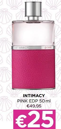 Promoties Intimacy pink edp - Intimacy - Geldig van 01/07/2021 tot 31/07/2021 bij ICI PARIS XL