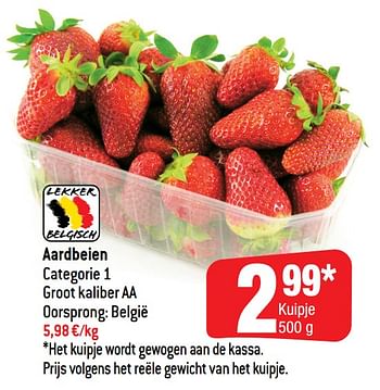 Promoties Aardbeien - Huismerk - Smatch - Geldig van 30/06/2021 tot 06/07/2021 bij Smatch