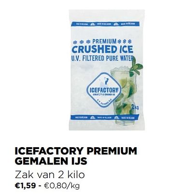 pleegouders Verzakking struik Ice Factory Icefactory premium gemalen ijs - Promotie bij Jumbo