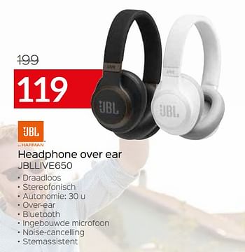 Promoties Jbl headphone over ear jbllive650 - JBL - Geldig van 01/07/2021 tot 31/07/2021 bij Selexion