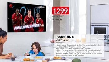 Promoties Samsung qled 4k tv qe55q95tc - Samsung - Geldig van 01/07/2021 tot 31/07/2021 bij Selexion