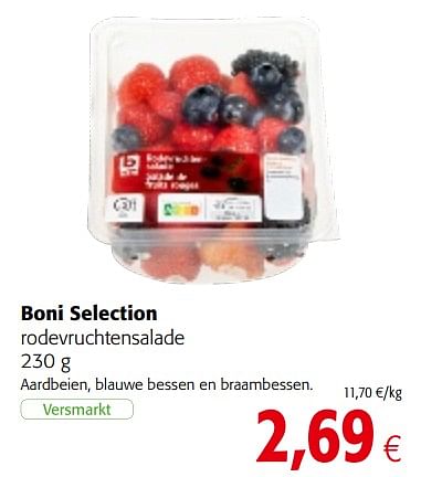 Boni Selection Coulis De Framboises Boni Colruyt Promoties Be