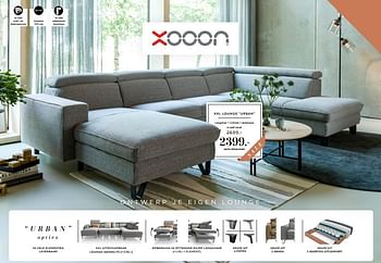 Promotions Xxl lounge urban - Produit Maison - Xooon - Valide de 01/07/2021 à 31/07/2021 chez Xooon