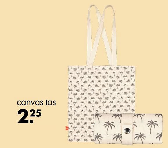 Canvas tas online hema