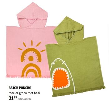 Promoties Beach poncho - Sunny Life - Geldig van 01/07/2021 tot 12/07/2021 bij Freetime