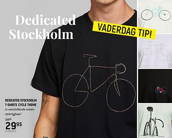 Promoties Dedicated stockholm t-shirts cycle theme - Huismerk - Free Time - Geldig van 01/07/2021 tot 12/07/2021 bij Freetime