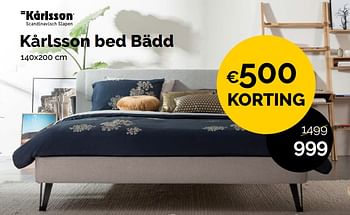 Promoties Kårlsson bed bädd - Karlsson - Geldig van 01/07/2021 tot 31/07/2021 bij Beter Bed