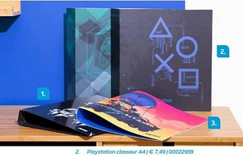 Promotions Playstation classeur a4 - Playstation - Valide de 20/07/2021 à 17/10/2021 chez Ava