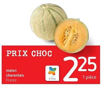 Promotions Melon charentais - Produit Maison - Spar Retail - Valide de 15/07/2021 à 28/07/2021 chez Spar (Colruytgroup)