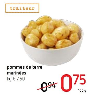 Promotions Pommes de terre marinées - Produit Maison - Spar Retail - Valide de 15/07/2021 à 28/07/2021 chez Spar (Colruytgroup)