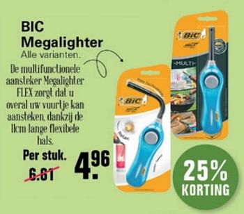 Promoties Bic megalighter - BIC - Geldig van 14/07/2021 tot 31/07/2021 bij De Online Drogist