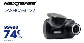 Promoties Dashcam 222 - Nextbase - Geldig van 15/07/2021 tot 17/08/2021 bij Auto 5