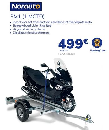 Promoties Pm1 1 moto - Norauto - Geldig van 15/07/2021 tot 17/08/2021 bij Auto 5