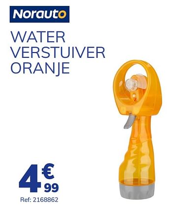 Promoties Water verstuiver oranje - Norauto - Geldig van 15/07/2021 tot 17/08/2021 bij Auto 5