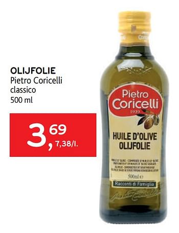 Promoties Olijfolie pietro coricelli classico - Pietro Coricelli - Geldig van 28/07/2021 tot 10/08/2021 bij Alvo