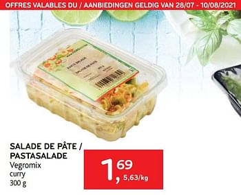 Promotions Salade de pâte - Produit maison - Alvo - Valide de 28/07/2021 à 03/08/2021 chez Alvo